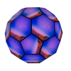 Football Shape LED Screen Rental